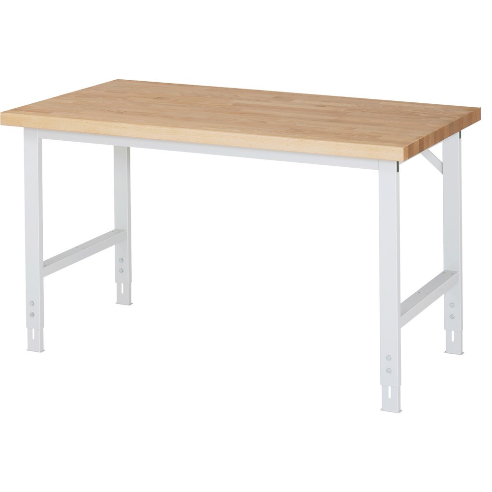 Tavolo da lavoro RAU regolabile in altezza serie TOM, AxP 780-1.100 x 700 mm