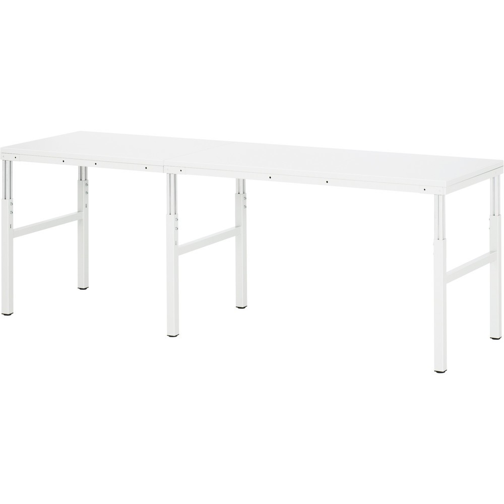 Immagine del prodotto n. 3: Tavolo da lavoro RAU Serie E, AxLxP 650-1.000 x 700 x 500 mm, piano di lavoro con rivestimento in melamina