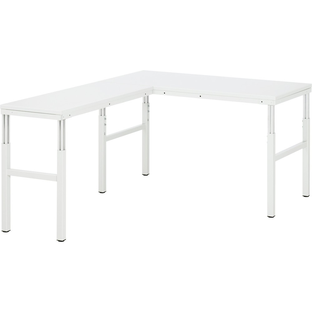 Immagine del prodotto n. 4: Tavolo da lavoro RAU Serie E, AxLxP 650-1.000 x 700 x 500 mm, piano di lavoro con rivestimento in melamina