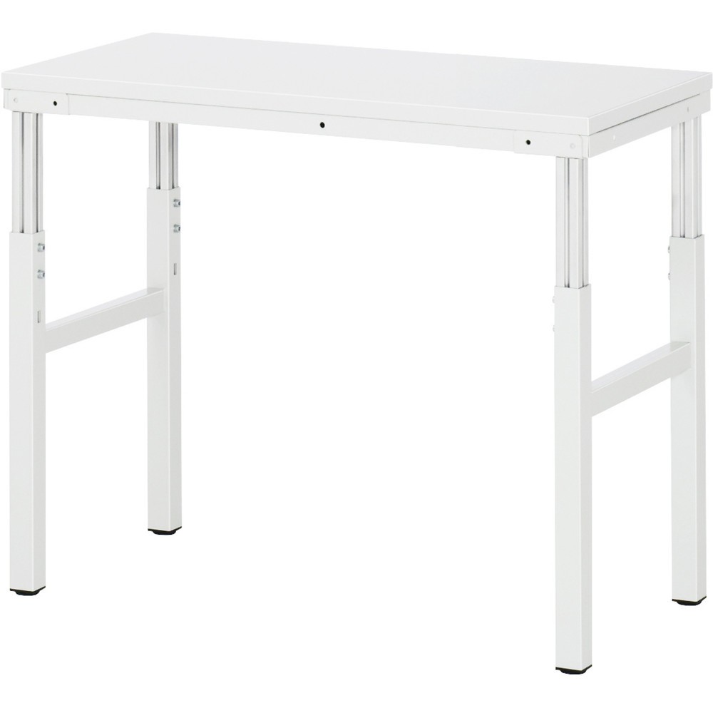 Immagine del prodotto: Tavolo da lavoro RAU Serie E, AxLxP 650-1.000 x 1.000 x 500 mm, piano di lavoro con rivestimento in melamina