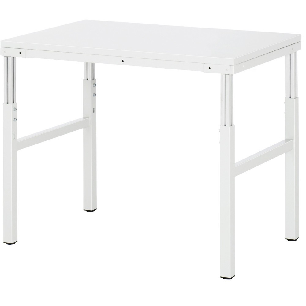 Immagine del prodotto: Tavolo da lavoro RAU Serie E, AxLxP 650-1.000 x 1.000 x 700 mm, piano di lavoro con rivestimento in melamina EGB