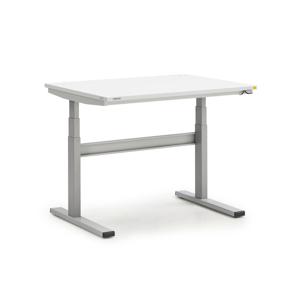 Immagine del prodotto: Tavolo da lavoro TRESTON TED, ESD, regolabile elettricamente in altezza, AxLxP 630-1.270 x 1.100 x 800 mm