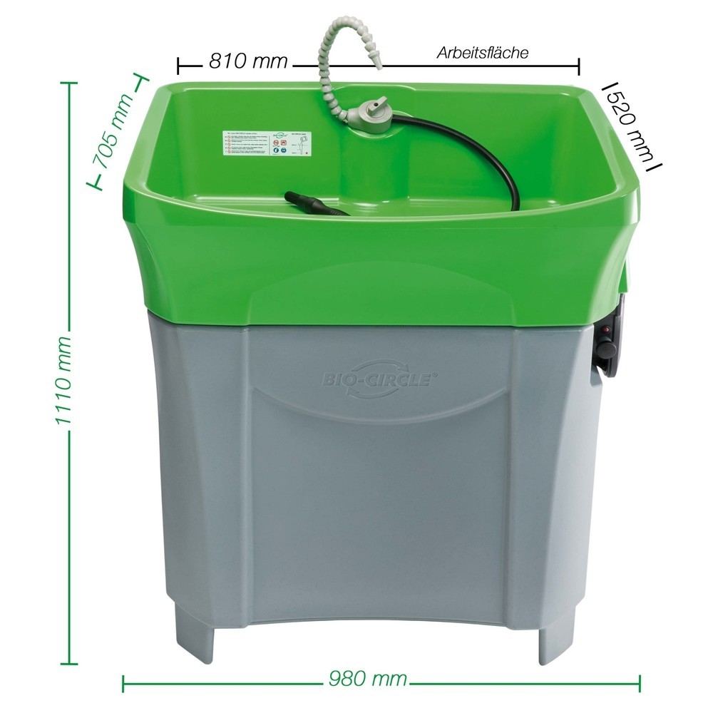 Immagine del prodotto n. 13: Tavolo di pulizia BIO-CIRCLE maxi, AxLxP 1.090 x 980 x 980 mm