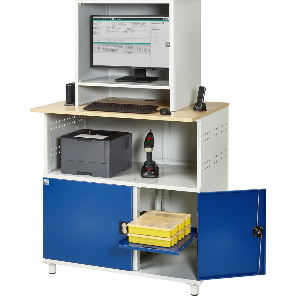 Immagine del prodotto n. 8: Tavolo per computer RAU con alloggiamento monitor, fisso