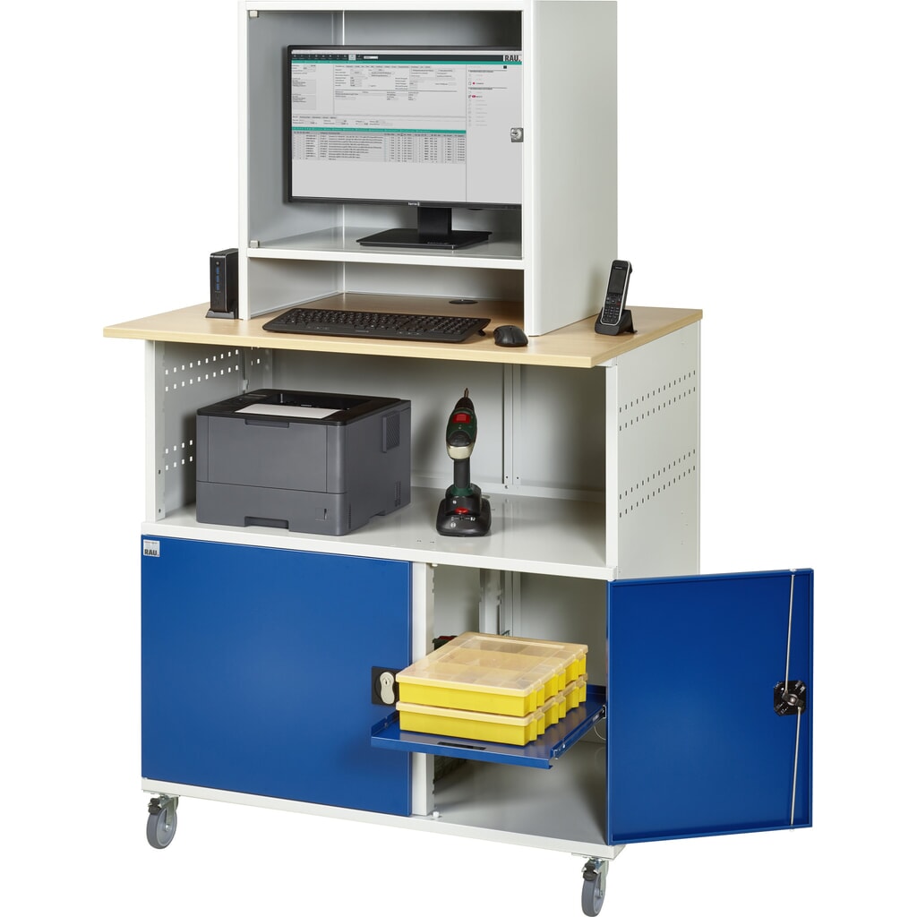 Immagine del prodotto n. 8: Tavolo per computer RAU con alloggiamento monitor, mobile