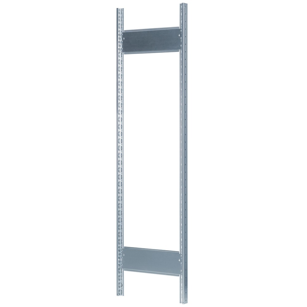 Immagine del prodotto n. 1: Telaio con profilo a T MULTIplus per scaffalature a ripiani SCHULTE, zincato, premontato, 2 ripiani di profondità, HxD 2.000 x 300 mm