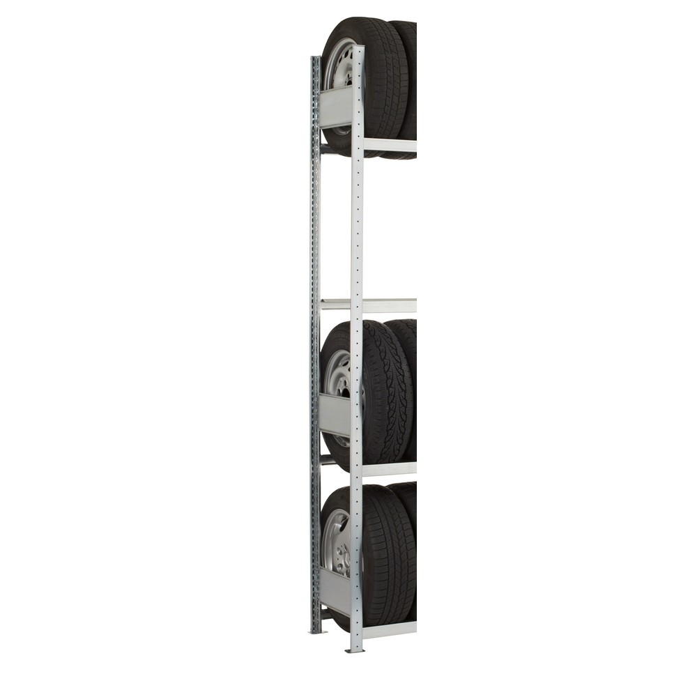 Immagine del prodotto n. 2: Telaio con profilo a T MULTIplus per scaffalature a ripiani SCHULTE, zincato, premontato, 3 ripiani di profondità, HxD 2.000 x 400 mm