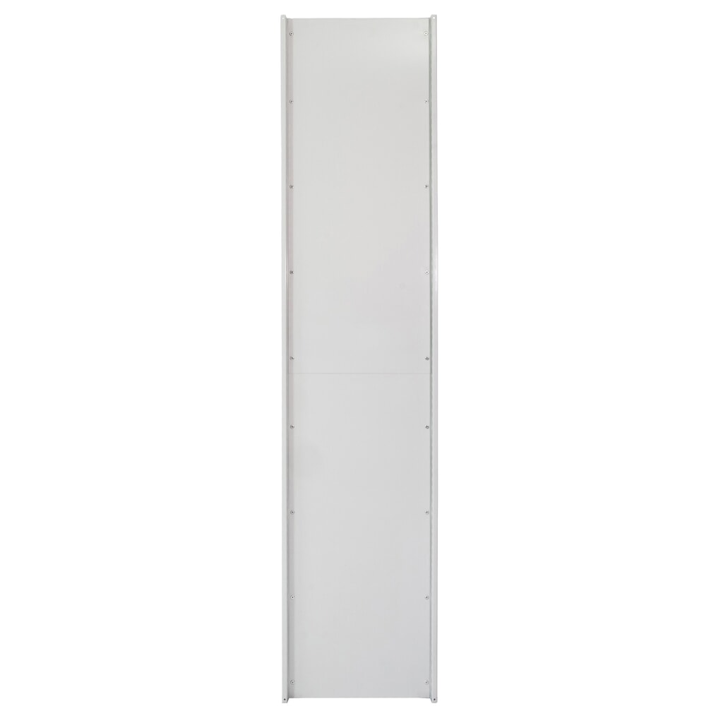 Telaio in lamiera piena con profilo a T MULTIplus per scaffalature a ripiani SCHULTE, grigio chiaro, premontato, HxD 2.500 x 500 mm Immagine del prodotto n. 1: Telaio in lamiera piena con profilo a T MULTIplus per scaffalature a ripiani SCHULTE, grigio chiaro, premontato, HxD 2.500 x 500 mm