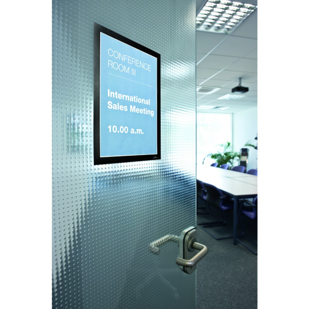 Immagine del prodotto n. 6: Telaio informativo DURAFRAME® DURABLE, autoadesivo, DIN A4, nero