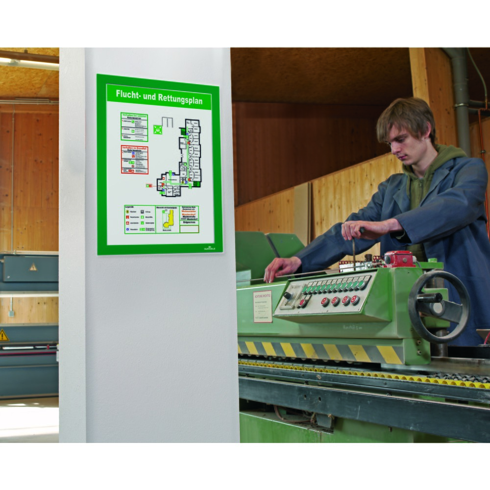 Immagine del prodotto n. 6: Telaio informativo DURAFRAME® DURABLE, autoadesivo, DIN A4, verde