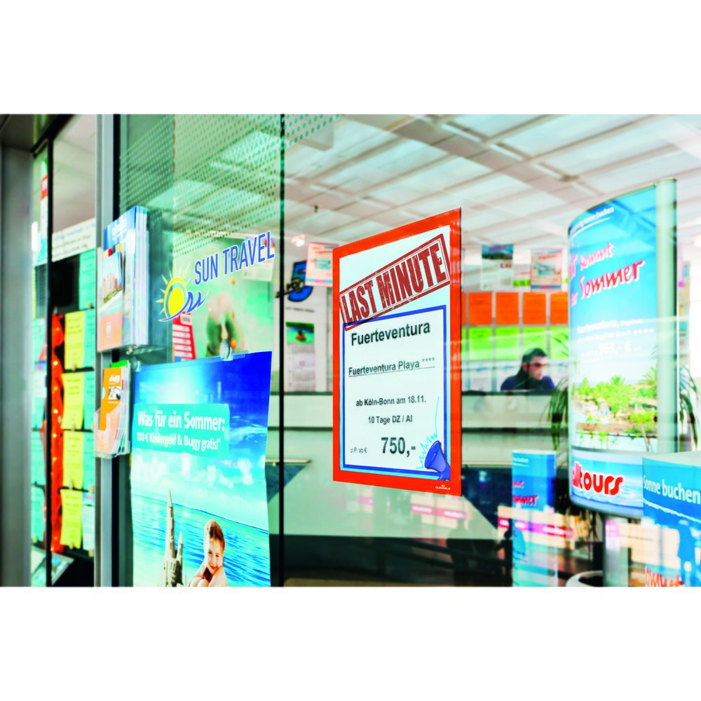 Immagine del prodotto n. 8: Telaio informativo DURAFRAME® DURABLE, autoadesivo, DIN A4, arancione