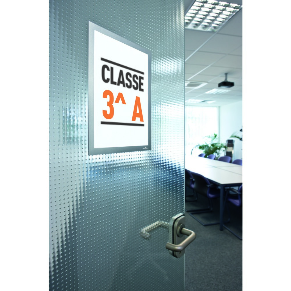 Immagine del prodotto n. 9: Telaio informativo DURAFRAME® DURABLE, autoadesivo, DIN A4, argento metallizzato