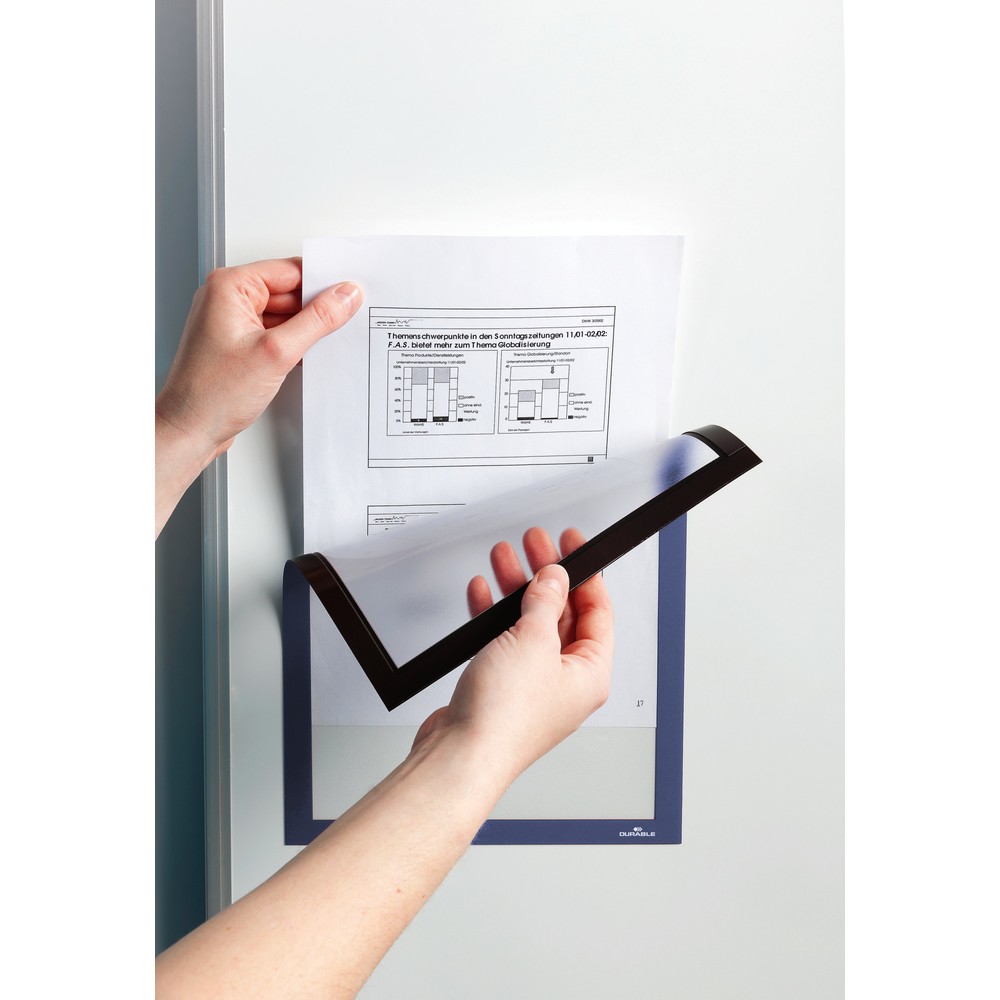 Immagine del prodotto n. 3: Telaio magnetico DURAFRAME® DURABLE, DIN A4, blu scuro