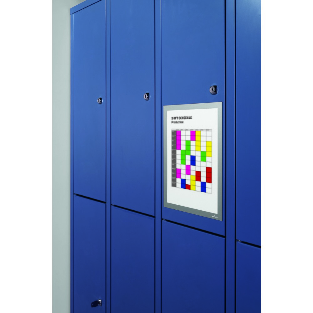 Immagine del prodotto n. 2: Telaio magnetico DURAFRAME® DURABLE, DIN A4, argento metallizzato