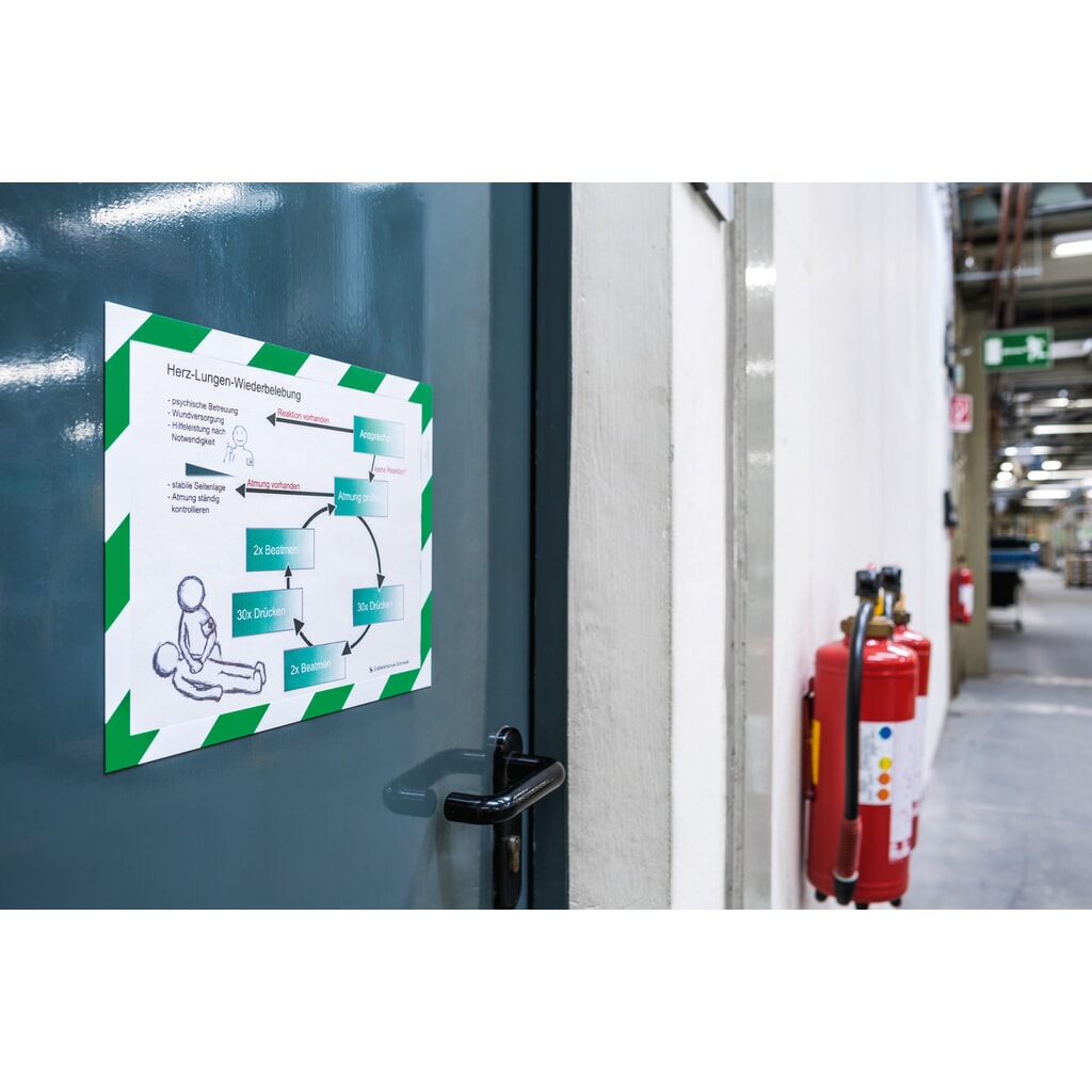 Telaio magnetico DURAFRAME® Security DURABLE, DIN A4, verde/bianco Immagine del prodotto n. 7: Telaio magnetico DURAFRAME® Security DURABLE, DIN A4, verde/bianco