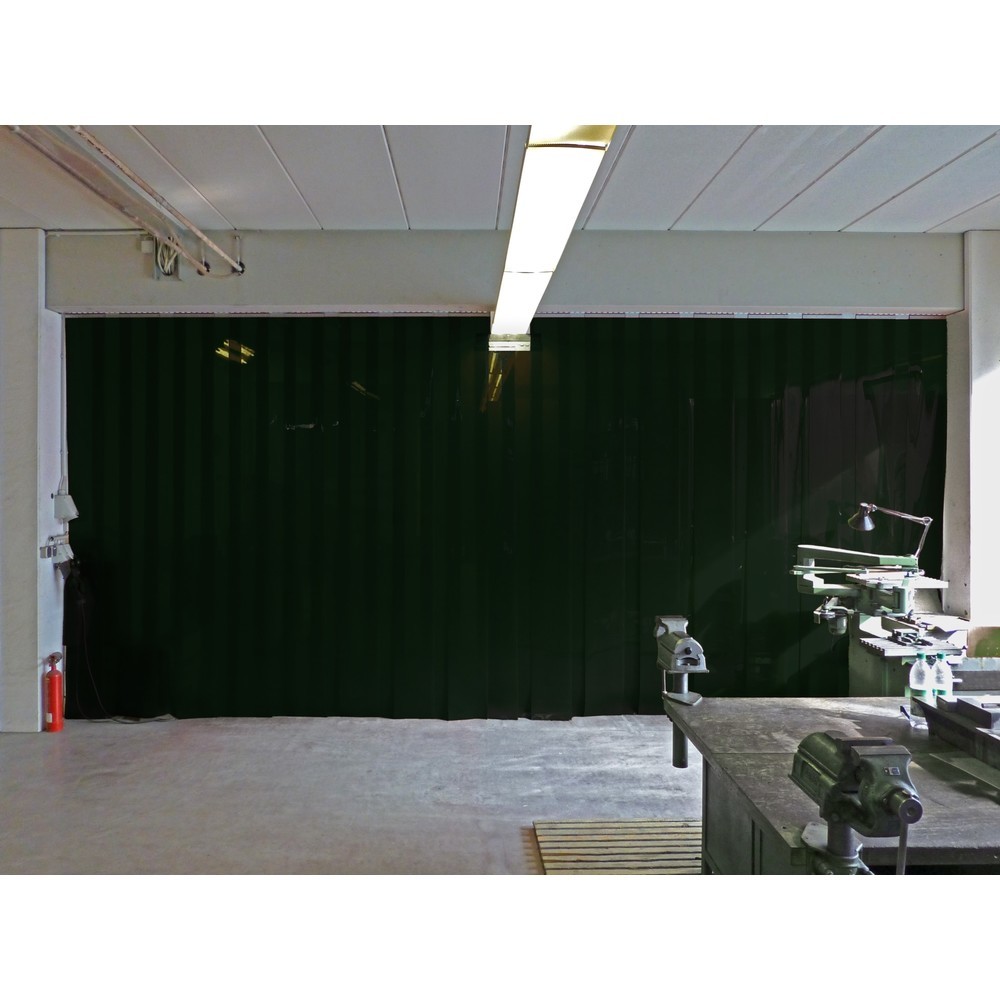 Immagine del prodotto n. 2: Tenda a lamelle protettiva per saldatura, strisce 2x 300 mm, sovrapposizione 54 mm, altezza 1.600 mm