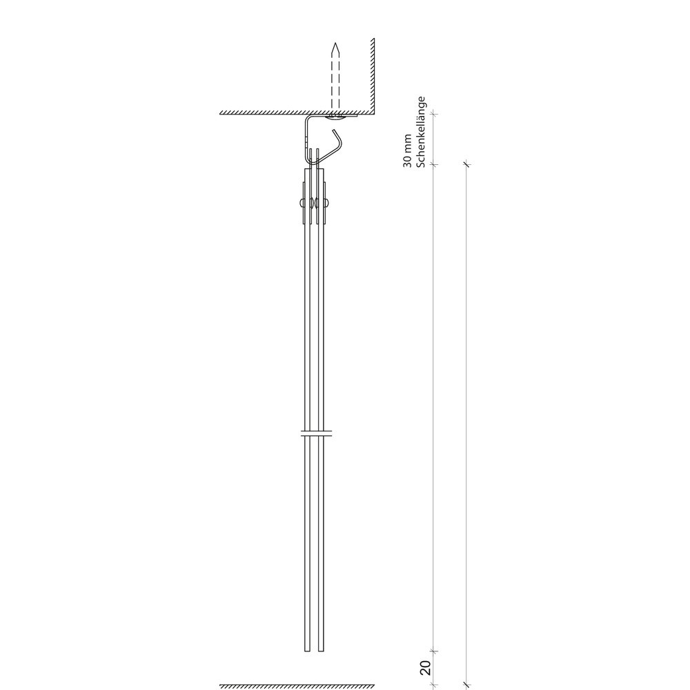 Immagine del prodotto n. 8: Tenda a lamelle verticali per interni, lunghezza lamelle 2.800 mm, sovrapposizione 77 mm