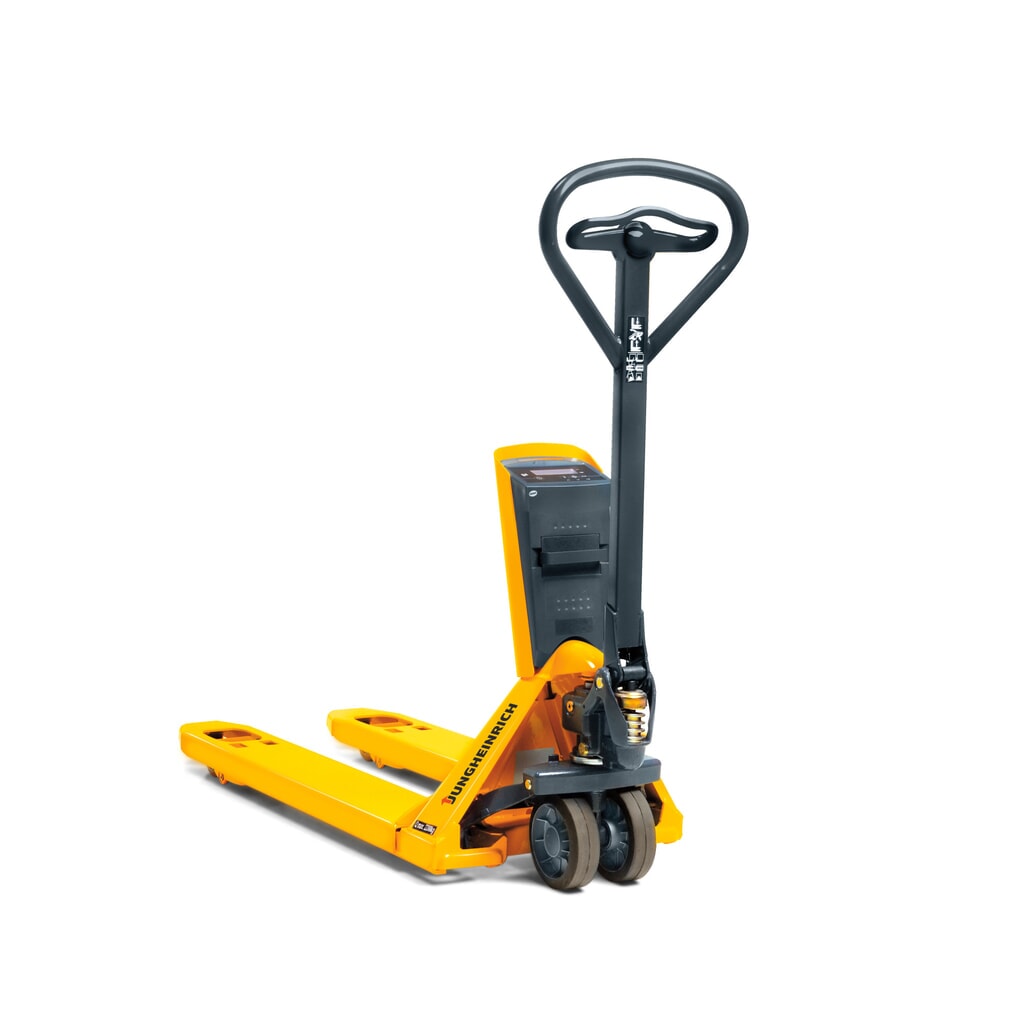Transpallet con bilancia Jungheinrich AMW 22p con spia comfort, portata 2.200 kg, gomma piena/poliuretano Immagine del prodotto n. 6: Transpallet con bilancia Jungheinrich AMW 22p con spia comfort, portata 2.200 kg, gomma piena/poliuretano