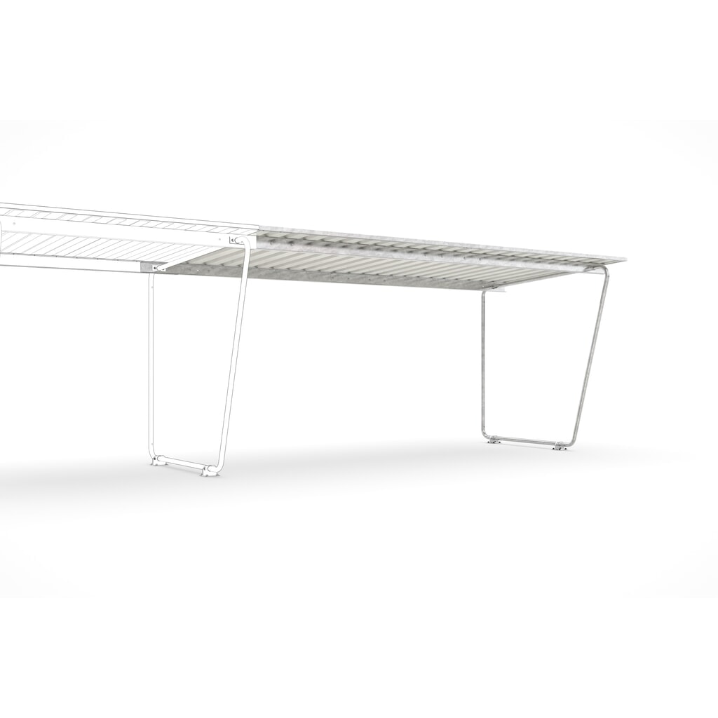 Tettoia BASIC, 1 lato, campata aggiuntiva, larghezza 4.300 mm Immagine del prodotto: Tettoia BASIC, 1 lato, campata aggiuntiva, larghezza 4.300 mm