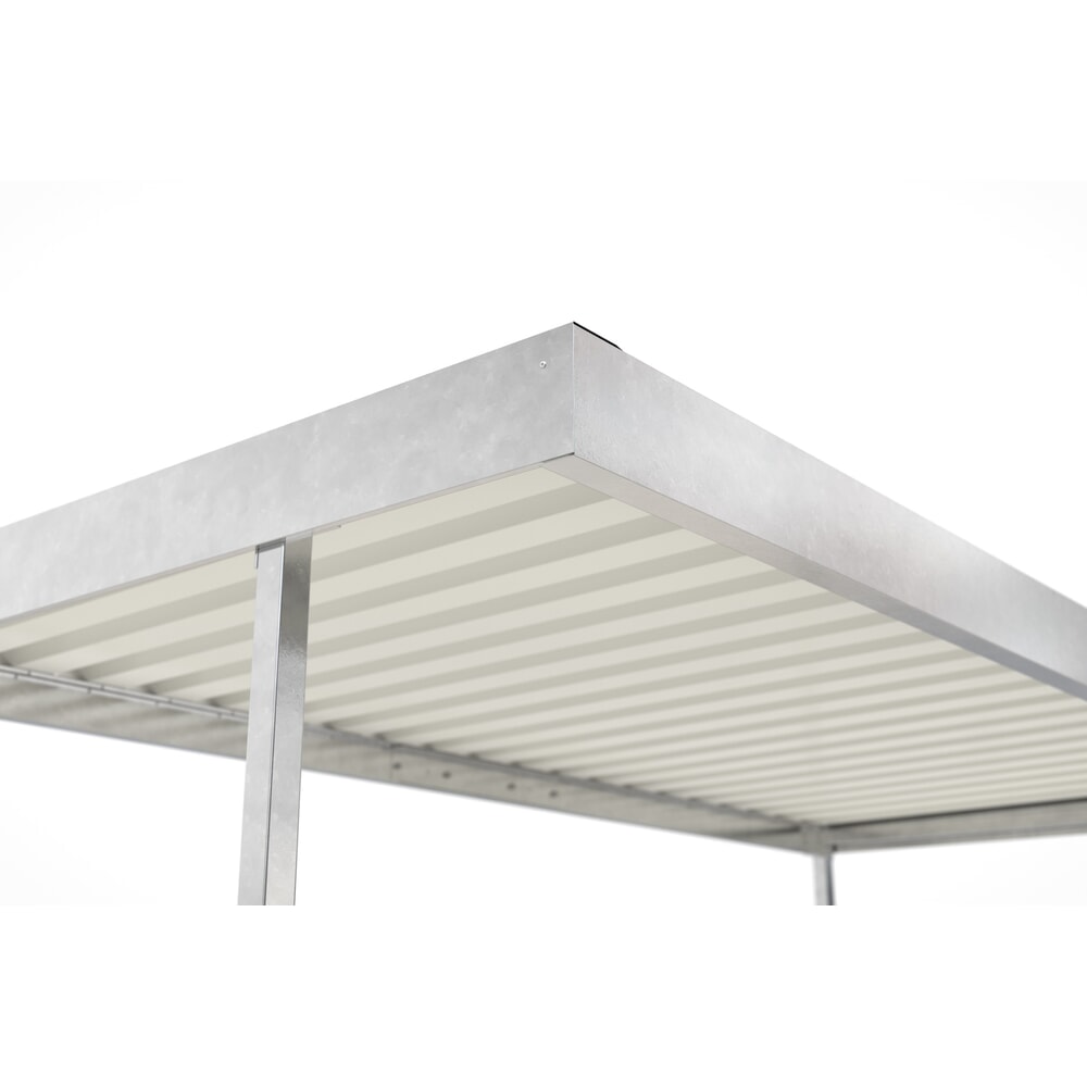 Immagine del prodotto n. 8: Tettoia wsm®, 1 lato, campata base, AxLxP 2.360 x 2.250 x 2.200 mm, zincato