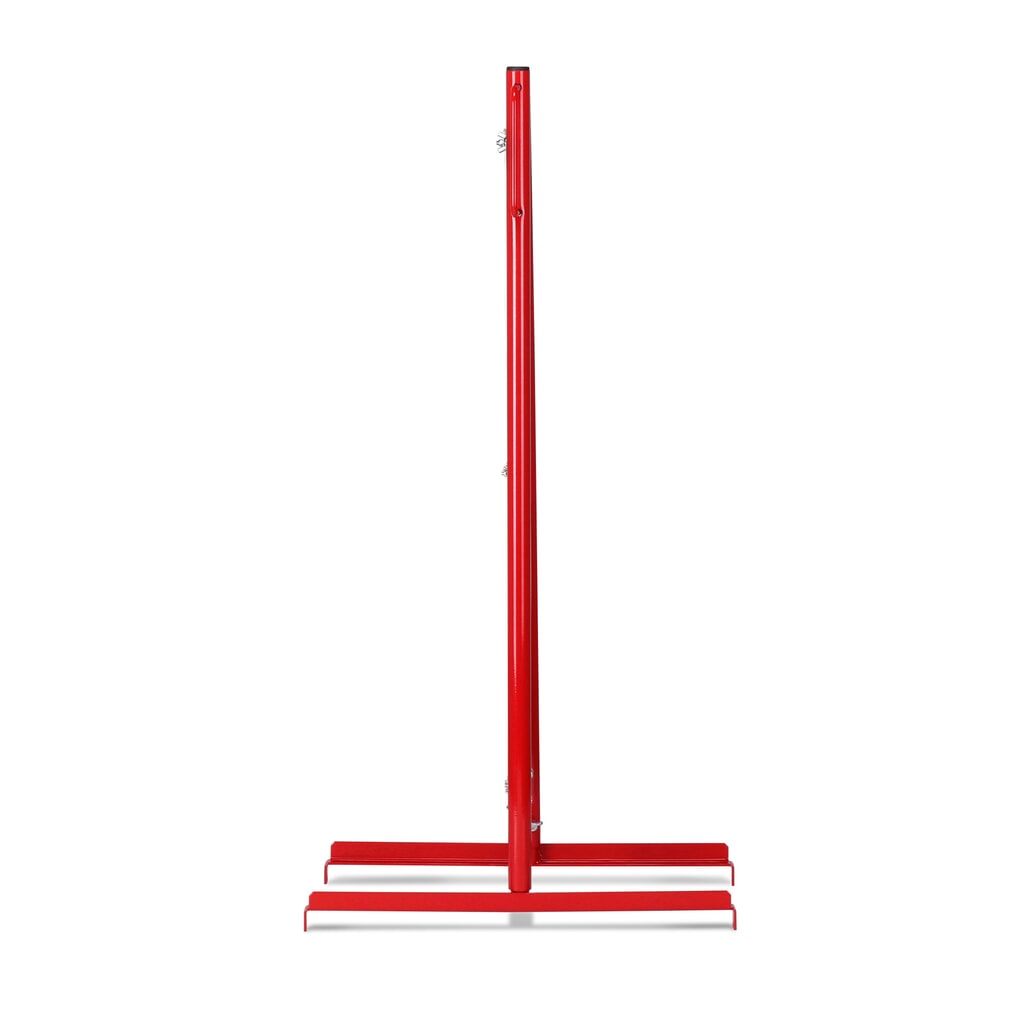 Transenna a griglia, piede su entrambi i lati, larghezza 3.600 mm, rosso/bianco Immagine del prodotto n. 3: Transenna a griglia, piede su entrambi i lati, larghezza 3.600 mm, rosso/bianco