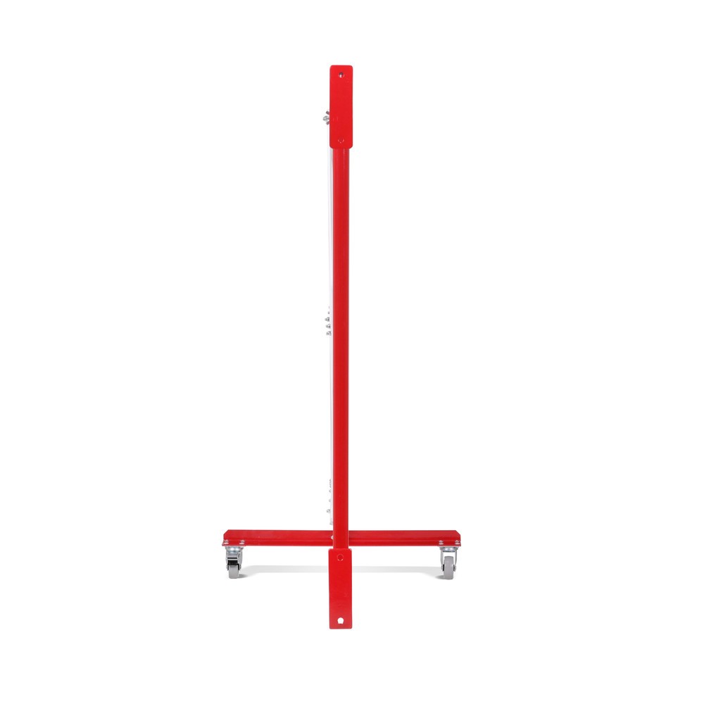 Immagine del prodotto n. 7: Transenna a griglia, rulli su un solo lato, montaggio a parete, larghezza 3.600 mm, rosso/bianco