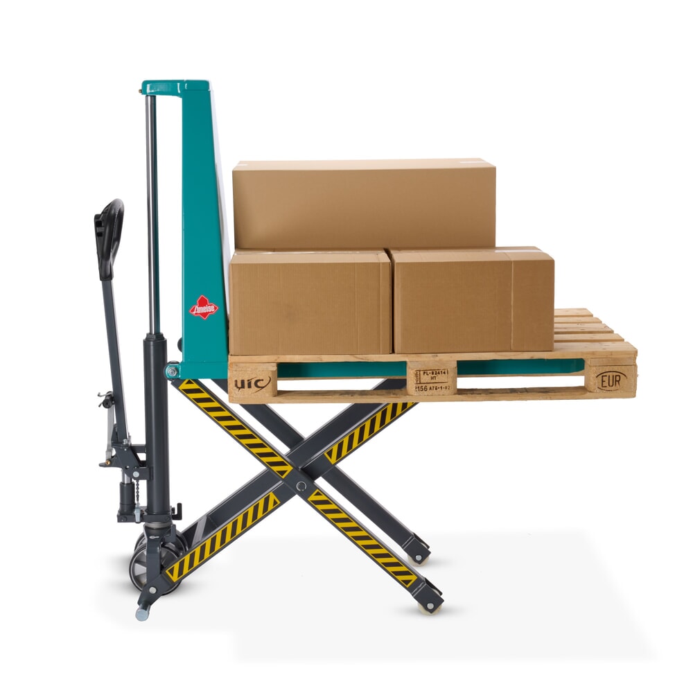 Immagine del prodotto n. 2: Transpallet a pantografo Ameise® PTM 1.0 Scissor con sollevamento rapido, portata 1.000 kg, lunghezza forche 1.150 mm