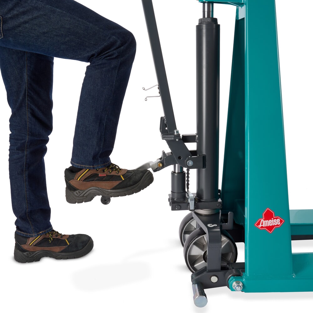 Immagine del prodotto n. 3: Transpallet a pantografo Ameise® PTM 1.0 Scissor con sollevamento rapido, portata 1.000 kg, lunghezza forche 1.150 mm