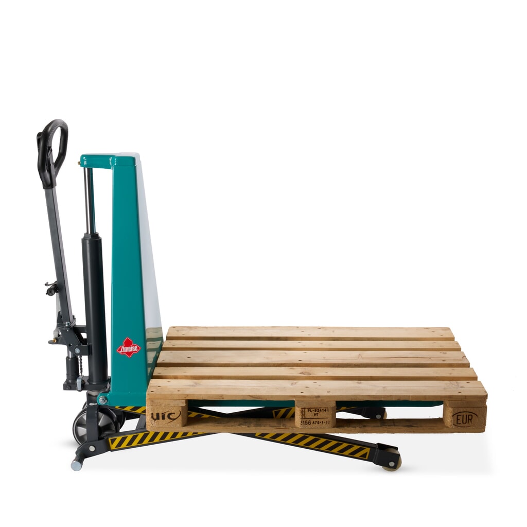 Immagine del prodotto n. 10: Transpallet a pantografo Ameise® PTM 1.0 Scissor con sollevamento rapido, portata 1.000 kg, lunghezza forche 1.150 mm
