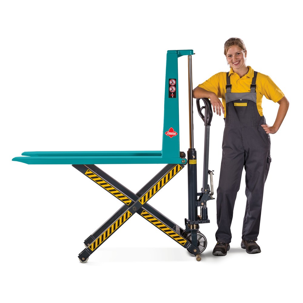 Immagine del prodotto n. 15: Transpallet a pantografo Ameise® PTM 1.0 Scissor con sollevamento rapido, portata 1.000 kg, lunghezza forche 1.150 mm