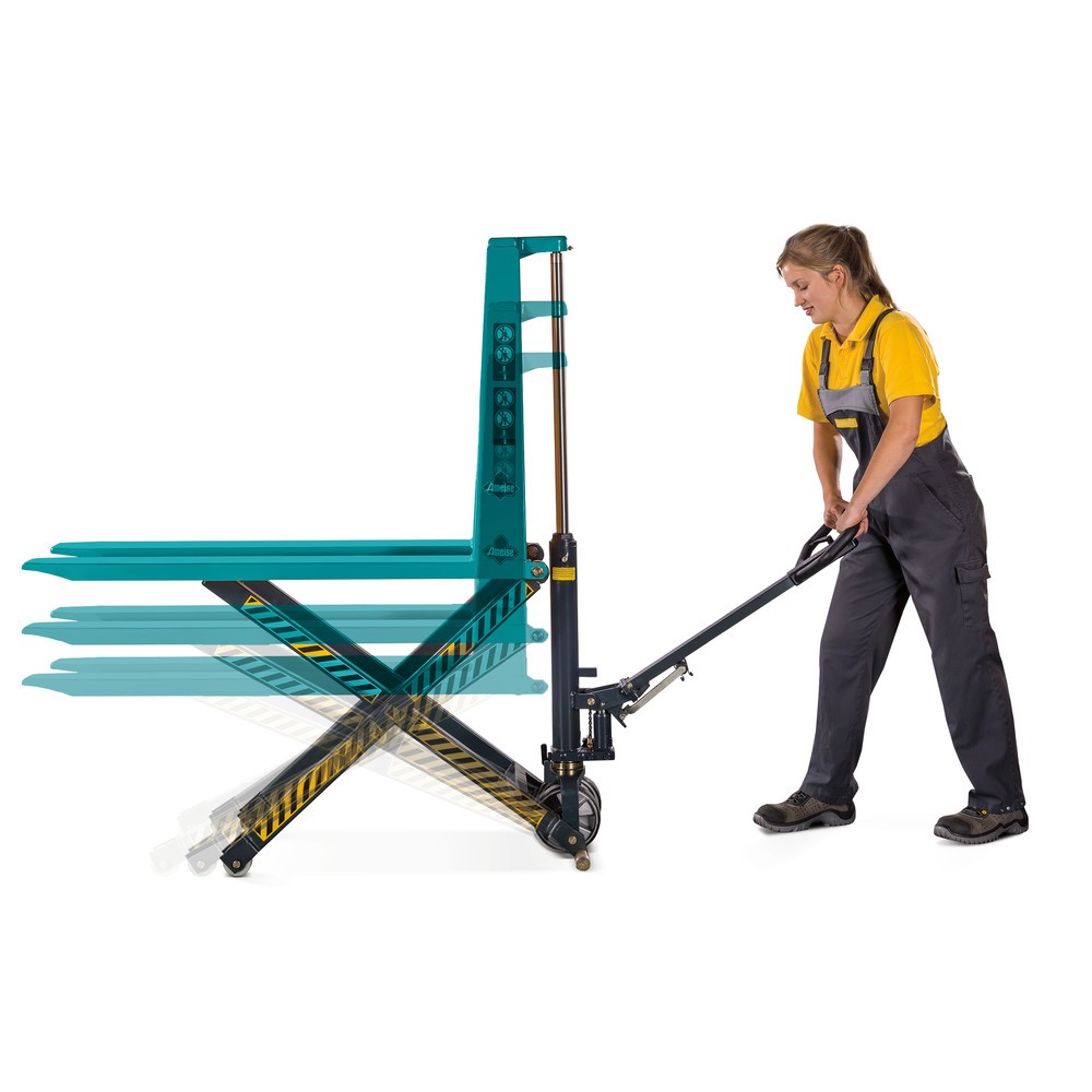 Immagine del prodotto n. 16: Transpallet a pantografo Ameise® PTM 1.0 Scissor con sollevamento rapido, portata 1.000 kg, lunghezza forche 1.150 mm