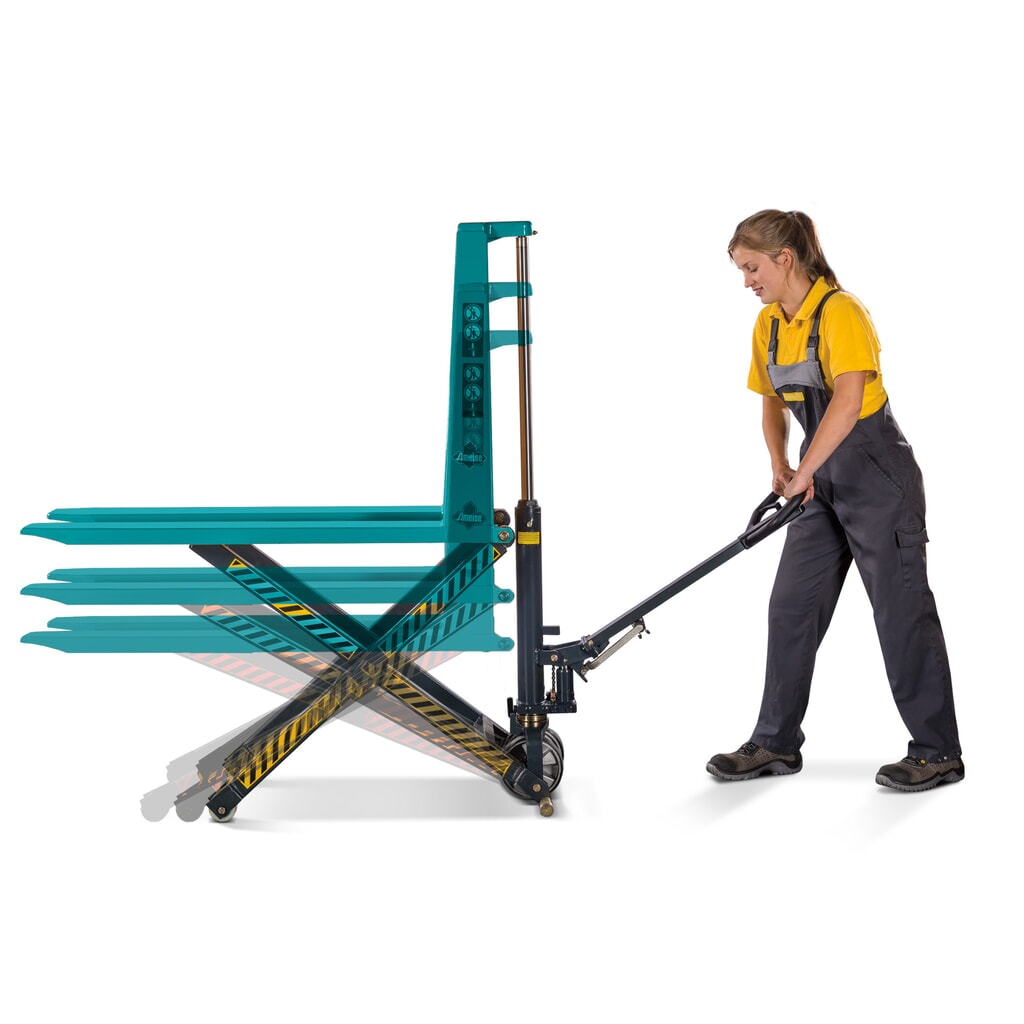 Transpallet a pantografo Ameise® PTM 1.0 Scissor con sollevamento rapido, portata 1.000 kg, lunghezza forche 1.150 mm Immagine del prodotto n. 18: Transpallet a pantografo Ameise® PTM 1.0 Scissor con sollevamento rapido, portata 1.000 kg, lunghezza forche 1.150 mm