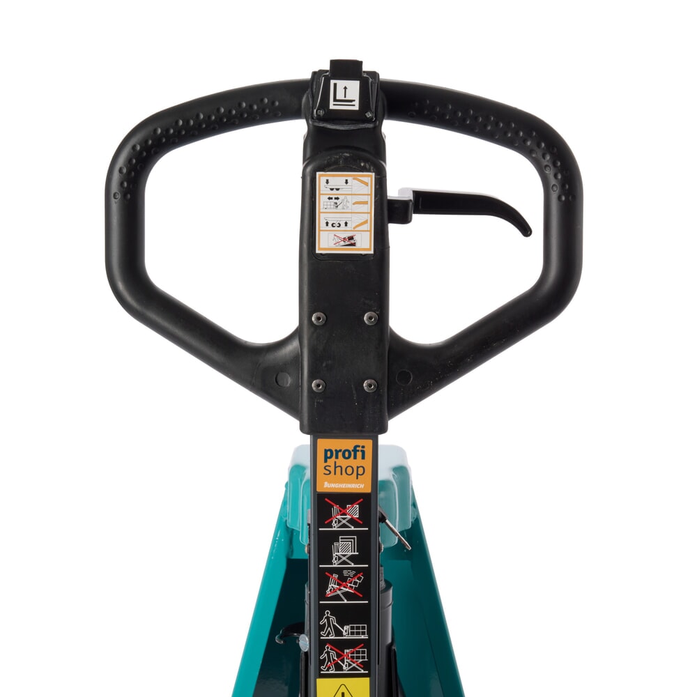 Immagine del prodotto n. 6: Transpallet a pantografo Ameise® PTM 1.0 elettro-idraulico, portata 1.000 kg, lunghezza forche 1.150 mm, in poliuretano/nylon