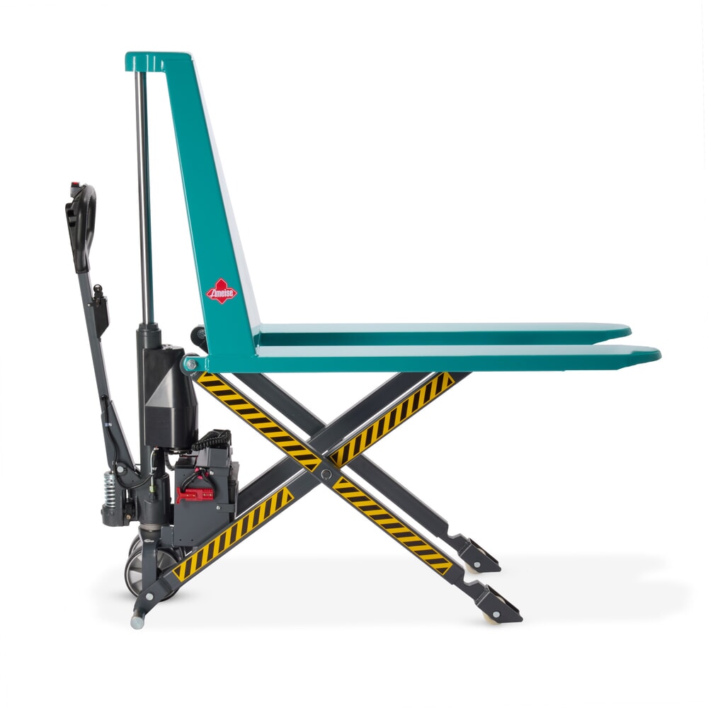 Immagine del prodotto n. 15: Transpallet a pantografo Ameise® PTM 1.0 elettro-idraulico, portata 1.000 kg, lunghezza forche 1.150 mm, in poliuretano/nylon