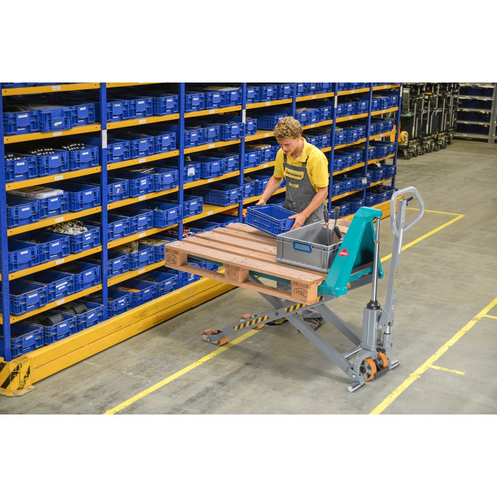 Immagine del prodotto n. 7: Transpallet a pantografo Ameise® PTM 1.5 Scissor con sollevamento rapido, portata 1.500 kg, lunghezza forche 700 mm