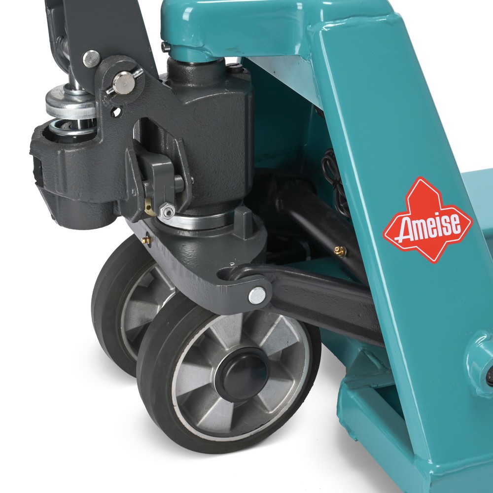 Immagine del prodotto n. 8: Transpallet con bilancia Ameise® PTM 2.0 Scale con display sulla testata timone, portata 2.000 kg, rulli semplici
