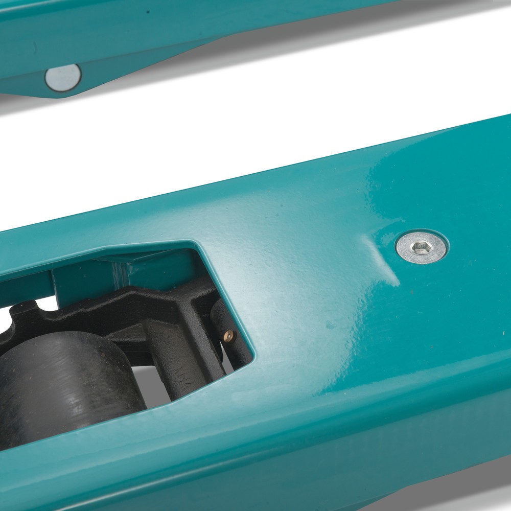 Immagine del prodotto n. 2: Transpallet con bilancia Ameise PTM 2.0 Scale, incrementi di 1 kg, portata 2.000 kg, rulli tandem