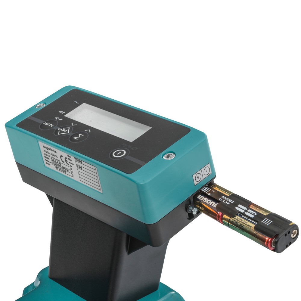 Immagine del prodotto n. 4: Transpallet con bilancia Ameise PTM 2.0 Scale, incrementi di 1 kg, portata 2.000 kg, rulli tandem