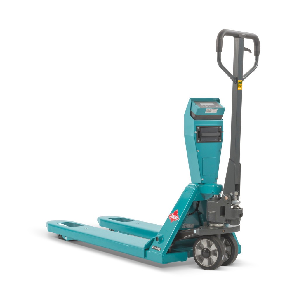 Immagine del prodotto: Transpallet con bilancia Ameise®  PTM 2.0 Scale con bilancia di precisione, con opzioni, portata 2.000 kg, rulli tandem
