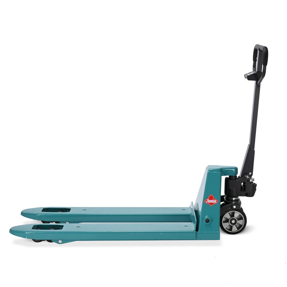 Immagine del prodotto n. 4: Transpallet con bilancia Ameise® PTM 2.0 Scale con display sulla testata del timone, portata 2.000 kg, rulli tandem