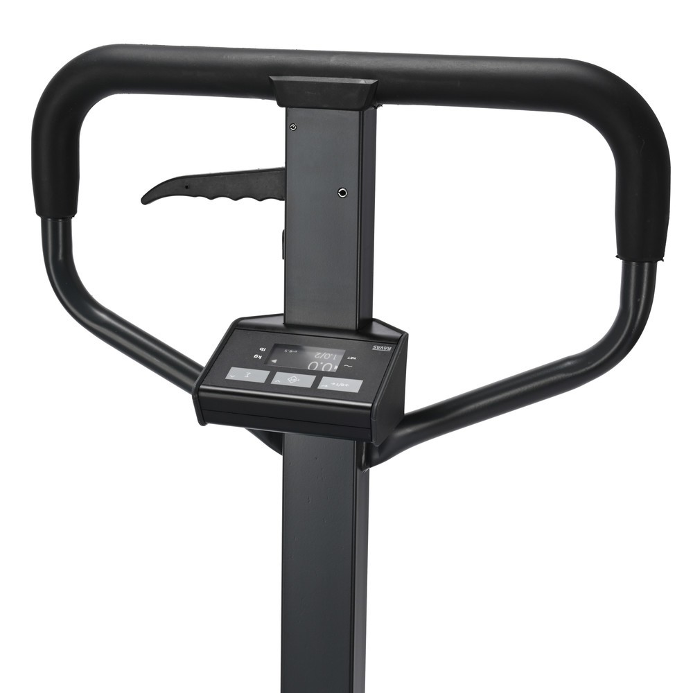 Immagine del prodotto n. 7: Transpallet con bilancia Ameise® PTM 2.0 Scale con display sulla testata del timone, portata 2.000 kg, rulli tandem