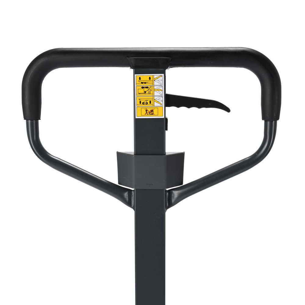 Immagine del prodotto n. 9: Transpallet con bilancia Ameise® PTM 2.0 Scale con display sulla testata del timone, portata 2.000 kg, rulli tandem