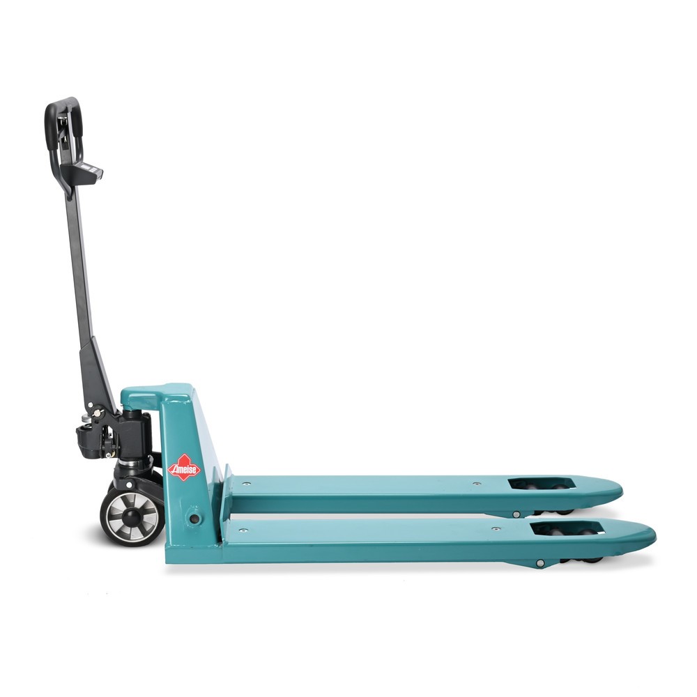 Immagine del prodotto n. 10: Transpallet con bilancia Ameise® PTM 2.0 Scale con display sulla testata del timone, portata 2.000 kg, rulli tandem