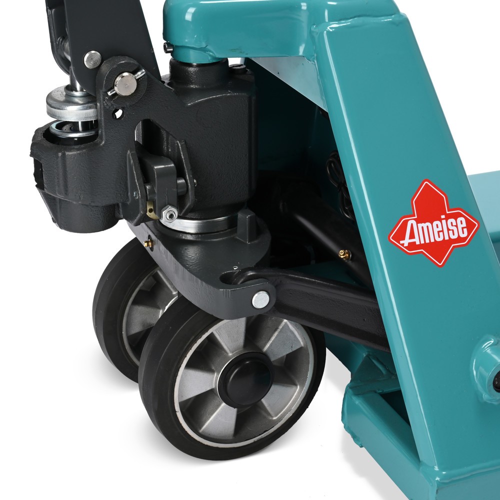 Immagine del prodotto n. 12: Transpallet con bilancia Ameise® PTM 2.0 Scale con display sulla testata del timone, portata 2.000 kg, rulli tandem