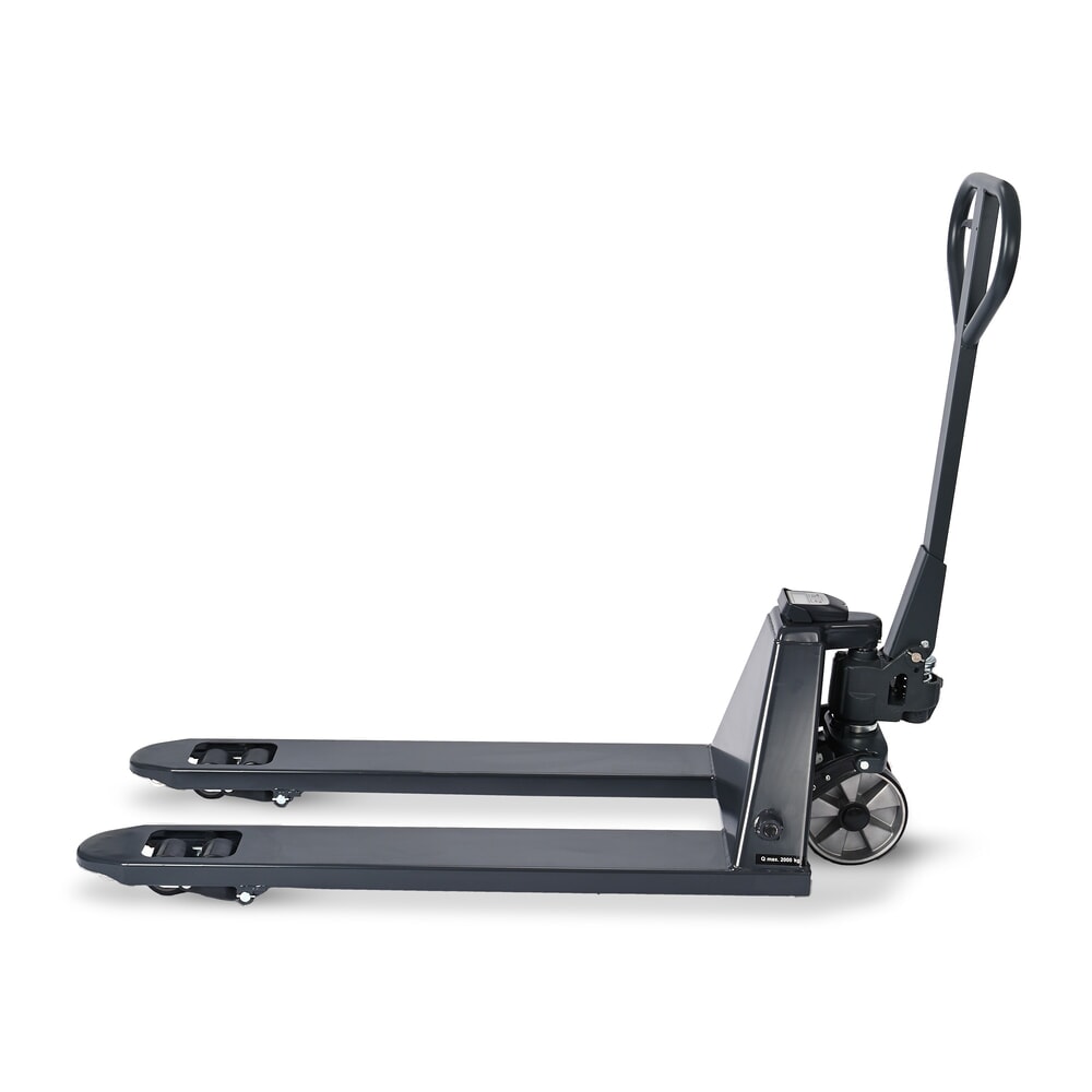 Immagine del prodotto n. 5: Transpallet con bilancia HEMMDAL PTM 2.0 Scale, incrementi di 5 kg, portata 2.000 kg, rulli tandem