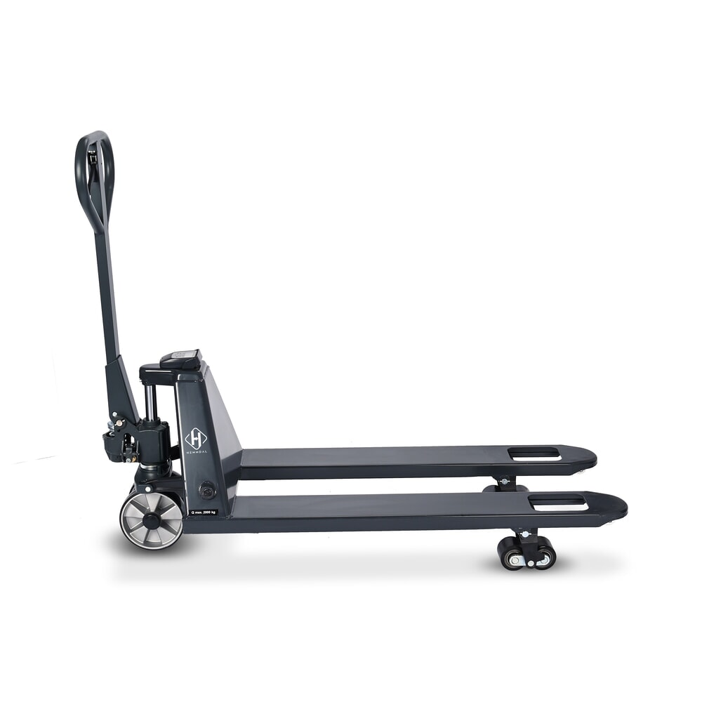 Immagine del prodotto n. 7: Transpallet con bilancia HEMMDAL PTM 2.0 Scale, incrementi di 5 kg, portata 2.000 kg, rulli tandem