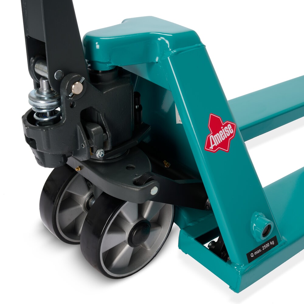 Immagine del prodotto n. 8: Transpallet manuale a 4 vie Ameise® PTM 2.5 Cross, portata 2.500 kg/1.500 kg, lunghezza forche 1.150 mm, poliuretano