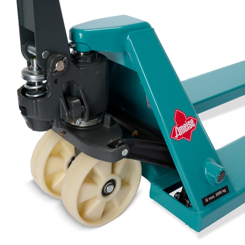 Immagine del prodotto n. 12: Transpallet manuale Ameise® PTM 2.0, portata 2.000 kg, lunghezza forche 2.000 mm, in nylon, rulli tandem