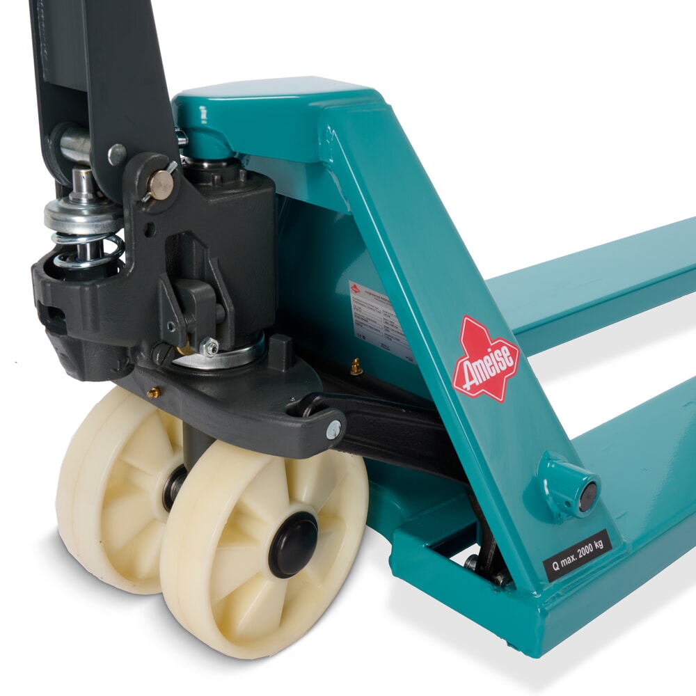 Immagine del prodotto n. 4: Transpallet manuale Ameise® PTM 2.0, portata 2.000 kg, lunghezza forche 1.800 mm, nylon, rulli tandem