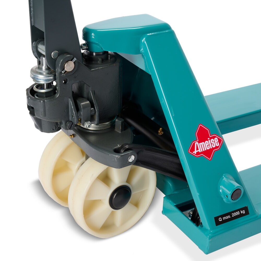 Immagine del prodotto n. 13: Transpallet manuale Ameise® PTM 2.0, portata 2.000 kg, lunghezza forche 1.500 mm, in nylon, rulli tandem